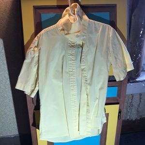 Yellow equestrian English shirt